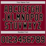 Custom Crimson Black-Cream Authentic Sleeveless Baseball Jersey