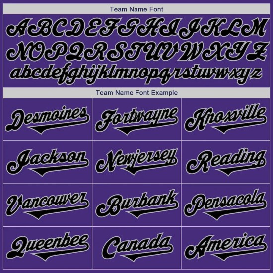 Custom Purple Black-Gray Authentic Two Tone Baseball Jersey