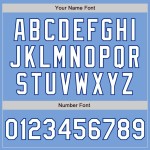 Custom Light Blue White-Royal Two-Button Unisex Softball Jersey Custom Light Blue White-Royal Two-Button Unisex Softball Jersey