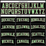 Custom Black Pink-Pea Green Long Sleeve Performance T-Shirt Custom Black Pink-Pea Green Long Sleeve Performance T-Shirt