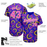 Custom Rainbow For Pride Month Love Is Love LGBT 3D Authentic Baseball Jersey
