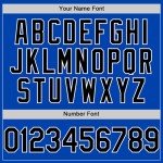 Custom Thunder Blue Black-White Authentic Baseball Jersey