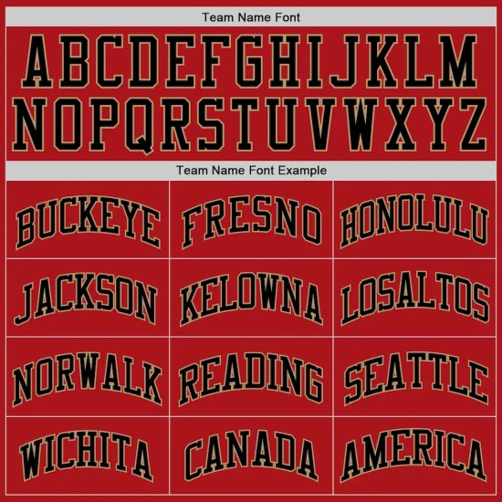 Custom Red Black-Old Gold Authentic Throwback Basketball Jersey