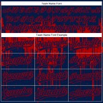 Custom Navy Red 3D Pattern Dripping Splatter Art Two-Button Unisex Softball Jersey Custom Navy Red 3D Pattern Dripping Splatter Art Two-Button Unisex Softball Jersey
